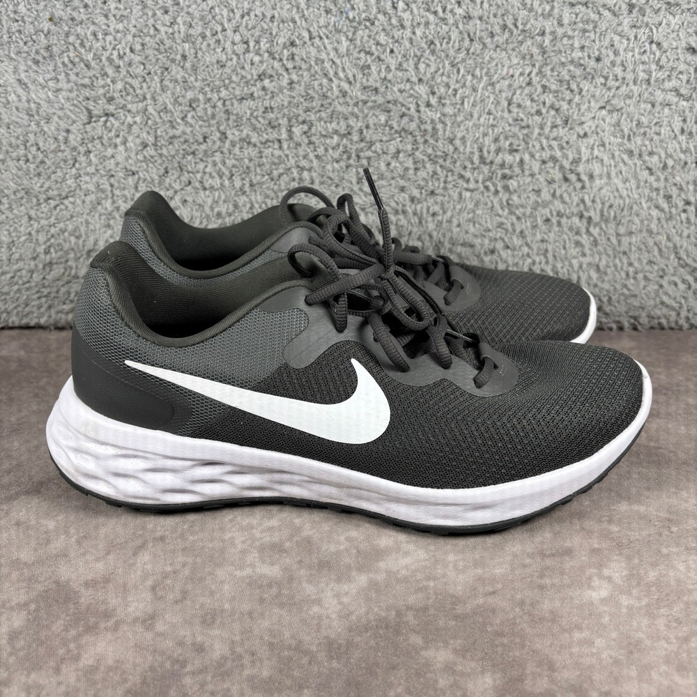 Nike Running Shoes Mens 11 Black Revolution 6 Next Nature DC3728-004 Sneakers